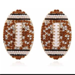 COOL Super Bowl Football Earrings